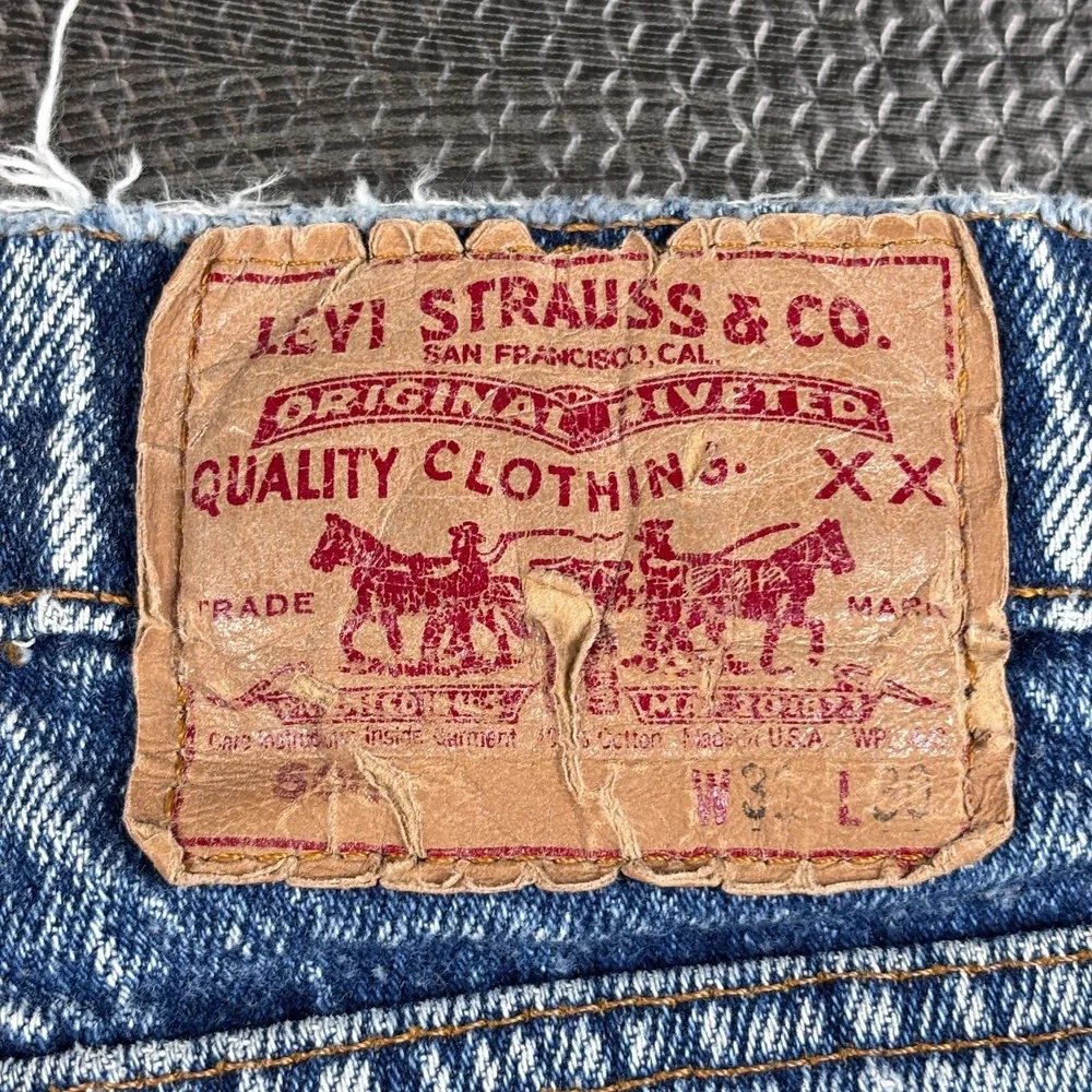 Vintage Levi's 505 Acid Wash Jeans Mens 31x30 (28x30) Denim Made In USA 80s